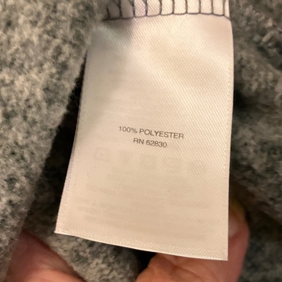 Lands' End Women's Heather Gray Cowl Neck Sweater - Picture 3 of 5